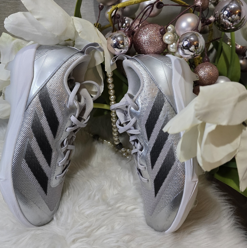 adidas Women’s Adizero Instinct Silver Speed Softball Cleats Size9 New